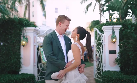 Scott & Melanie Reighart wedding film at Four Seasons & Colony Hotel Palm Beach - Featured in Inside Weddings