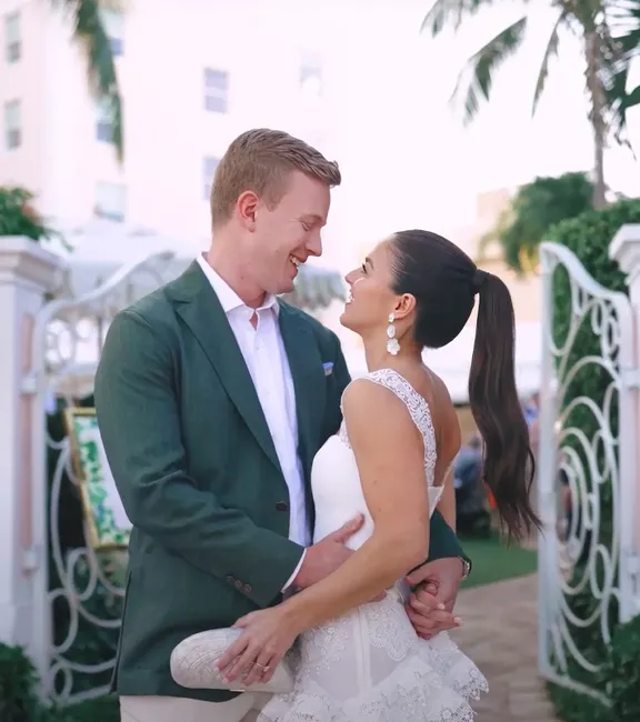 Scott & Melanie Reighart wedding film at Four Seasons & Colony Hotel Palm Beach - Featured in Inside Weddings
